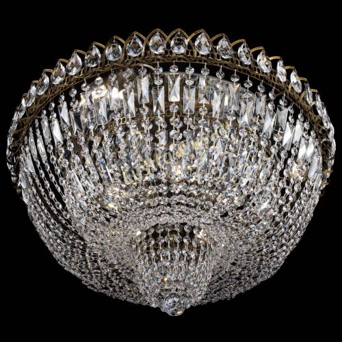 Люстра Хрустальный Каскад №2 журавлик под бронзу в Сочи Гусь Хрустальный