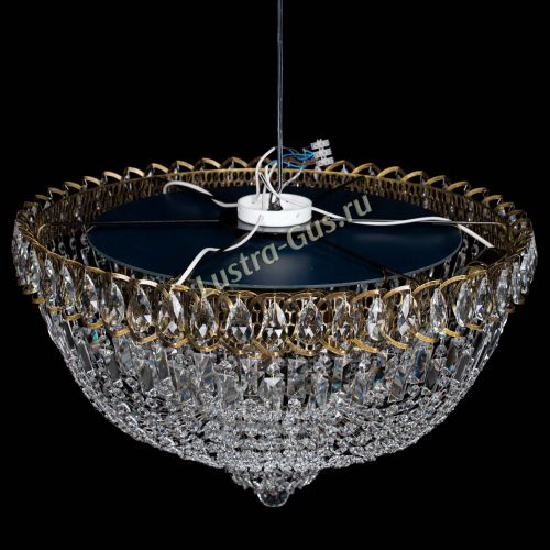 Люстра Хрустальный Каскад №2 журавлик под бронзу в Сочи Гусь Хрустальный