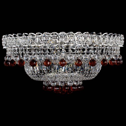 Люстра Хрустальный каскад №3 Шар чайная в Сочи Гусь Хрустальный