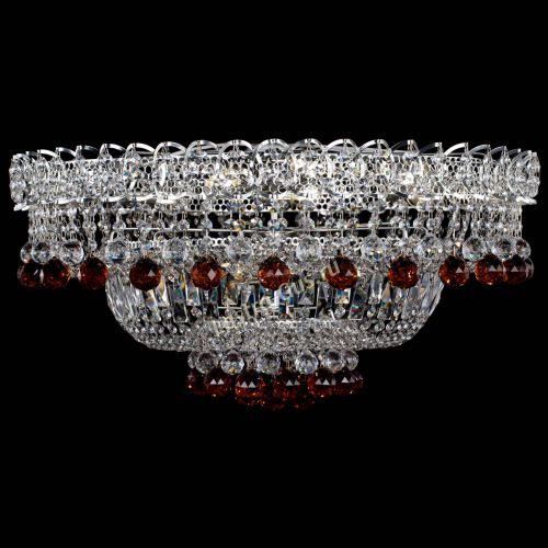 Люстра Хрустальный каскад №3 Шар чайная в Сочи Гусь Хрустальный