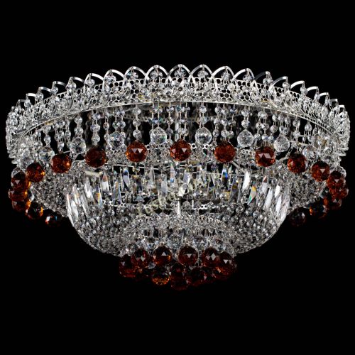 Люстра Хрустальный каскад №3 Шар чайная в Сочи Гусь Хрустальный