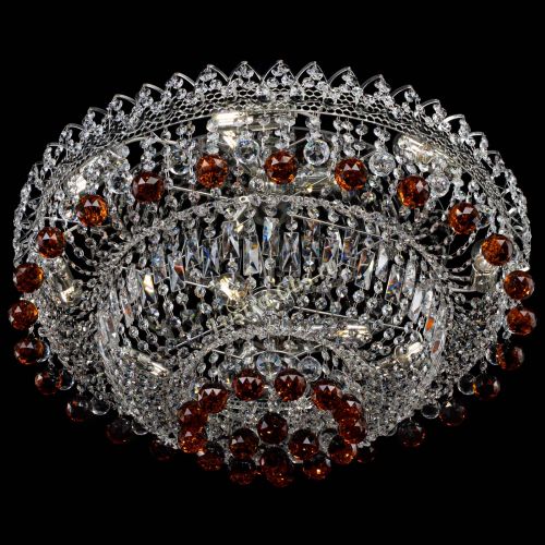 Люстра Хрустальный каскад №3 Шар чайная в Сочи Гусь Хрустальный