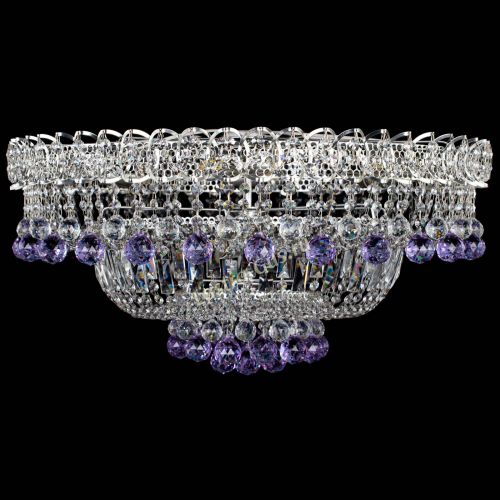 Люстра Хрустальный каскад №3 Шар фиолетовая в Сочи Люстра Хрустальный каскад №3 Шар фиолетовая в Сочи