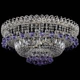 Люстра Хрустальный каскад №3 Шар фиолетовая в Сочи Люстра Хрустальный каскад №3 Шар фиолетовая в Сочи