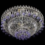 Люстра Хрустальный каскад №3 Шар фиолетовая в Сочи Люстра Хрустальный каскад №3 Шар фиолетовая в Сочи