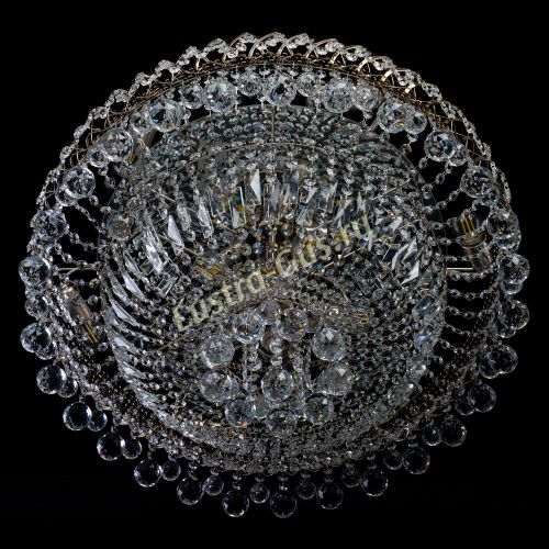 Люстра Хрустальный каскад №3 Шар 700 мм в Сочи Гусь Хрустальный