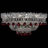 Люстра Хрустальный каскад №3 Шар красная в Сочи