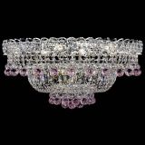 Люстра Хрустальный каскад №3 Шар розовая в Сочи Люстра Хрустальный каскад №3 Шар розовая в Сочи