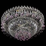 Люстра Хрустальный каскад №3 Шар розовая в Сочи Люстра Хрустальный каскад №3 Шар розовая в Сочи