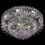 Люстра Хрустальный каскад №3 Шар розовая в Сочи Люстра Хрустальный каскад №3 Шар розовая в Сочи