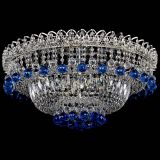 Люстра Хрустальный каскад №3 Шар синяя в Сочи Люстра Хрустальный каскад №3 Шар синяя в Сочи