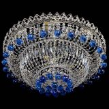 Люстра Хрустальный каскад №3 Шар синяя в Сочи Люстра Хрустальный каскад №3 Шар синяя в Сочи