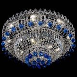 Люстра Хрустальный каскад №3 Шар синяя в Сочи Люстра Хрустальный каскад №3 Шар синяя в Сочи