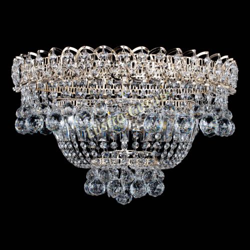 Люстра Хрустальный каскад №3 Шар в Сочи Гусь Хрустальный