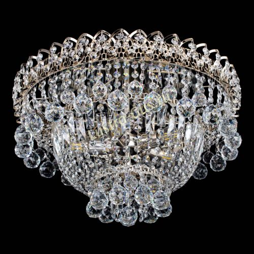 Люстра Хрустальный каскад №3 Шар в Сочи Гусь Хрустальный