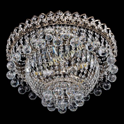 Люстра Хрустальный каскад №3 Шар в Сочи Гусь Хрустальный