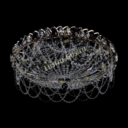 Люстра Каскад Ажур 700 мм черный в Сочи Гусь Хрустальный