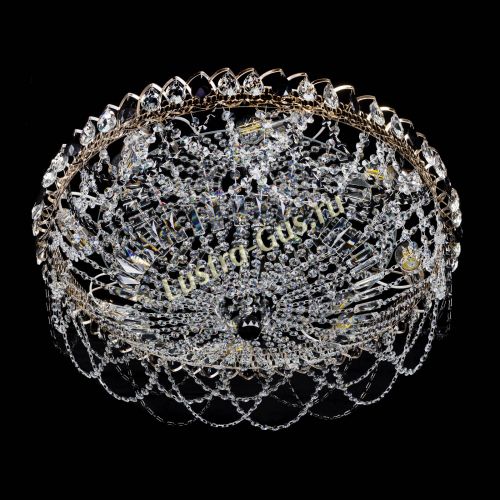 Люстра Каскад Ажур 700 мм черный в Сочи Гусь Хрустальный