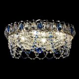 Люстра Хрустальный Каскад Ажур синий в Сочи