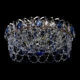 Люстра Хрустальный Каскад Ажур синий в Сочи