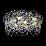 Люстра Хрустальный Каскад Ажур синий в Сочи