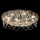 Люстра Каскад Ажур 700 мм синий в Сочи