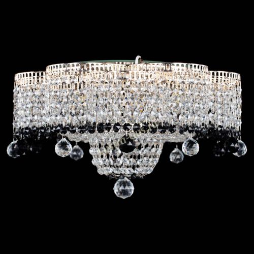 Люстра Камелия №4 черная в Сочи Гусь Хрустальный