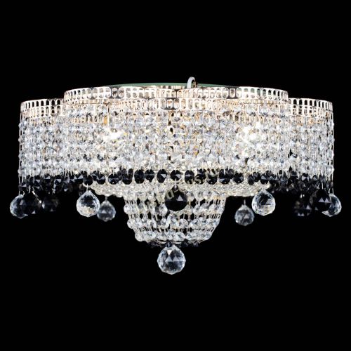 Люстра Камелия №4 черная в Сочи Гусь Хрустальный