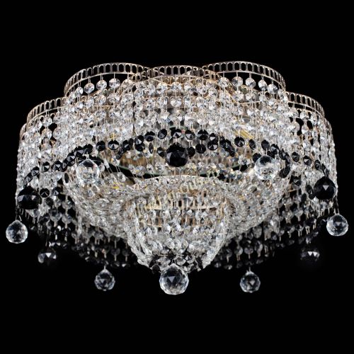 Люстра Камелия №4 черная в Сочи Гусь Хрустальный