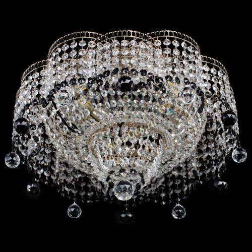 Люстра Камелия №4 черная в Сочи Гусь Хрустальный