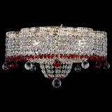 Люстра Камелия №4 красная в Сочи