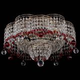 Люстра Камелия №4 красная в Сочи