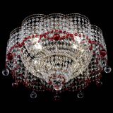 Люстра Камелия №4 красная в Сочи