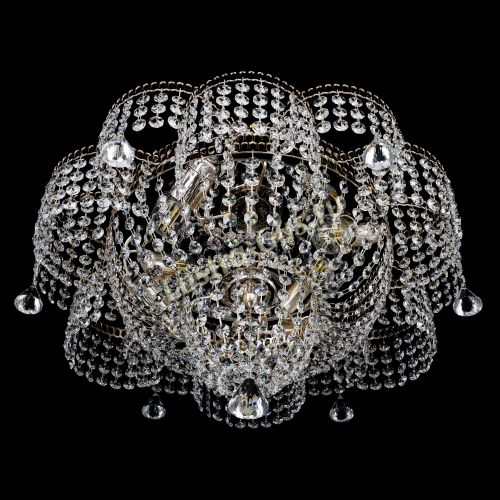 Люстра Камелия №4 конус в Сочи Гусь Хрустальный