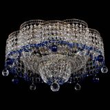 Люстра Камелия №4 синяя в Сочи