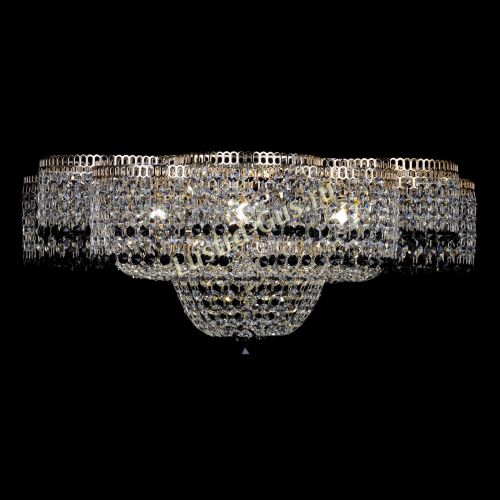 Люстра Камелия №1 черная в Сочи Гусь Хрустальный