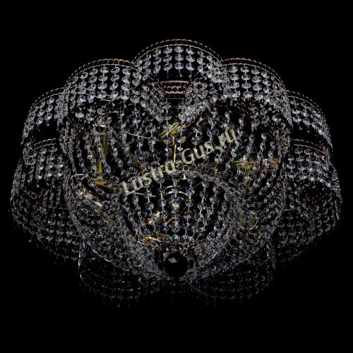 Люстра Камелия №1 черная в Сочи Гусь Хрустальный