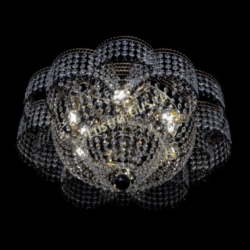 Люстра Камелия №1 черная в Сочи Гусь Хрустальный