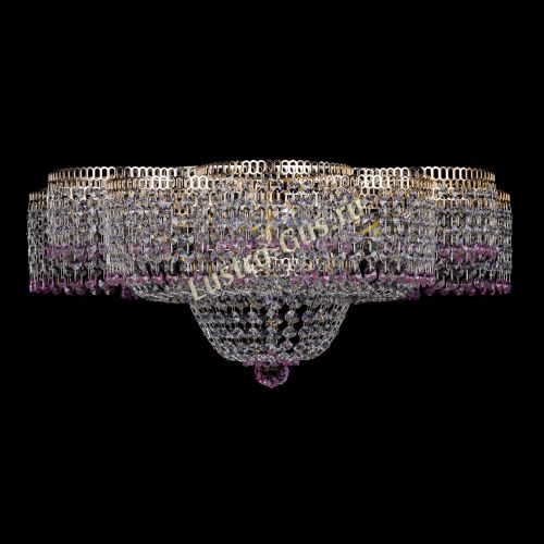 Люстра Камелия №1 розовая в Сочи Гусь Хрустальный