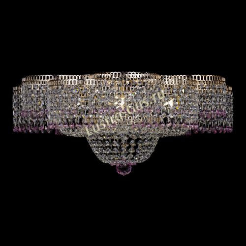 Люстра Камелия №1 розовая в Сочи Гусь Хрустальный