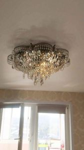 Люстра Камея №1 под бронзу в Сочи отзыв и фото покупателя