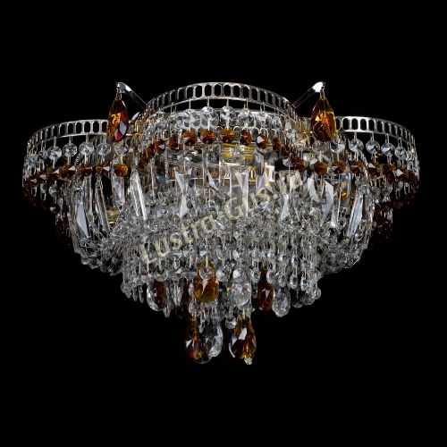 Люстра Камея №1 - 3 лампы чайная в Сочи Гусь Хрустальный