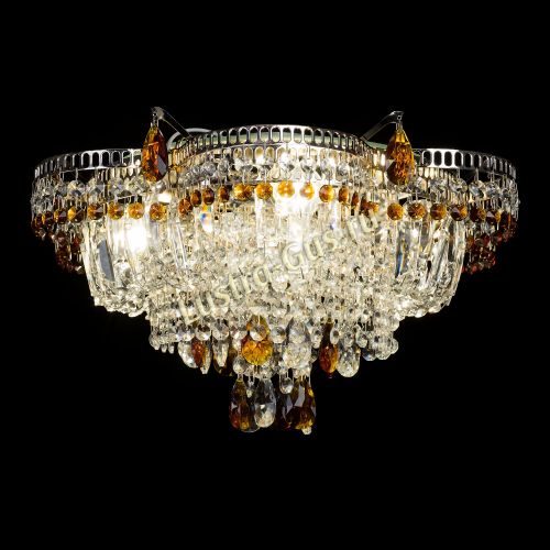 Люстра Камея №1 - 3 лампы чайная в Сочи Гусь Хрустальный