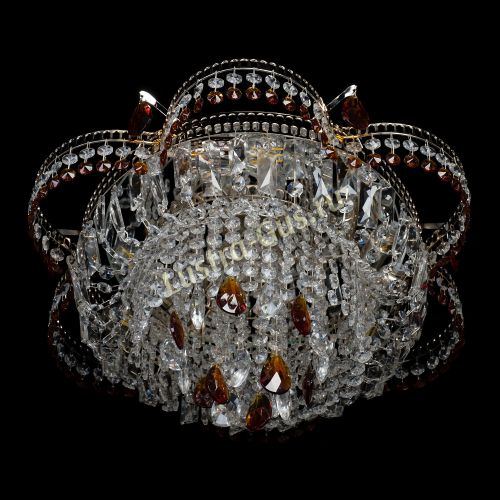 Люстра Камея №1 - 3 лампы чайная в Сочи Гусь Хрустальный