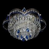 Люстра Камея №1 - 3 лампы синяя в Сочи Люстра Камея №1 - 3 лампы синяя в Сочи