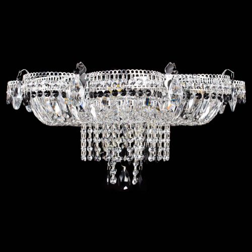 Люстра Камея №1 черная в Сочи Гусь Хрустальный