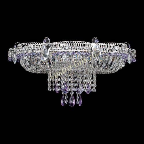 Люстра Камея №1 фиолетовая в Сочи Гусь Хрустальный
