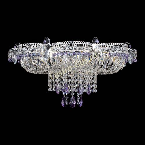 Люстра Камея №1 фиолетовая в Сочи Гусь Хрустальный