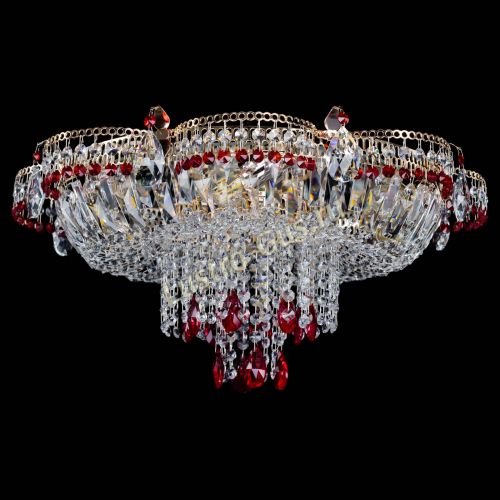 Люстра Камея №1 красная в Сочи Гусь Хрустальный