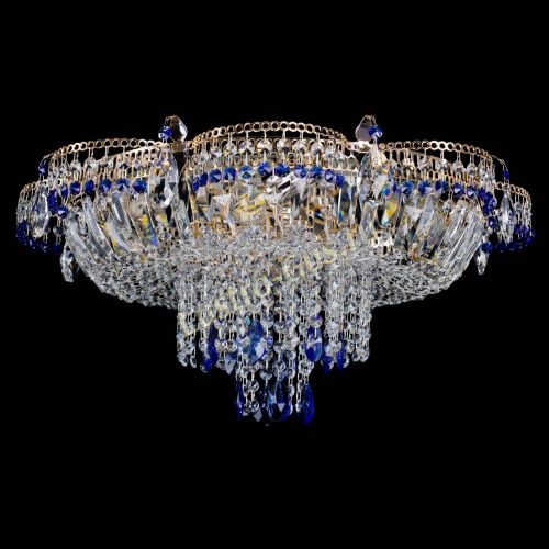 Люстра Камея №1 синяя в Сочи Гусь Хрустальный